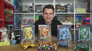 YouTube Thumbnail Eine Reihe Steine für 35€: LEGO® Harry Potter Haus Banner 76409 76410 76411 76412