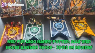 YouTube Thumbnail LEGO Hogwarts: alle 4 neuen Harry Potter Sets im Review: 76409-76412!