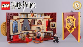 YouTube Thumbnail LEGO Harry Potter Gryffindor House Banner 76409 Speed Build