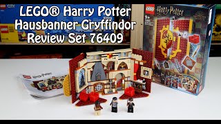 YouTube Thumbnail Review LEGO Hausbanner Gryffindor (Harry Potter Set 76409)