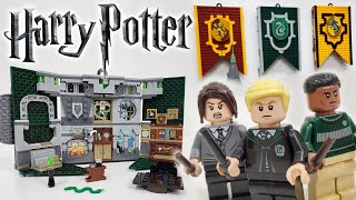 YouTube Thumbnail LEGO Harry Potter Review: 76410 Slytherin House Banner (2023 Set) The Best One!