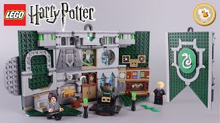 YouTube Thumbnail LEGO Harry Potter Slytherin House Banner 76410 Speed Build