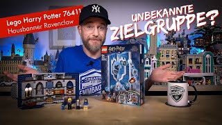 YouTube Thumbnail FÜR WEN IST DAS?? 🤷🏻‍♂️🫣 Lego Harry Potter 76411 Hausbanner Ravenclaw