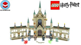 YouTube Thumbnail LEGO Harry Potter 76415 The Battle of Hogwarts - LEGO Speed Build Review