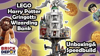 YouTube Thumbnail LEGO Harry Potter Gringotts Wizarding Bank 76417 Unboxing &amp; Speedbuild/Timelapse