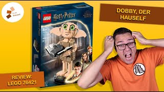 YouTube Thumbnail Optische Vollkatastrophe mit goldenem Herzen - LEGO 76421 Dobby der Hauself