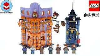 YouTube Thumbnail LEGO Harry Potter 76422 Diagon Alley Weasleys&#39; Wizard Wheezes - LEGO Speed Build Review