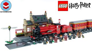 YouTube Thumbnail LEGO Harry Potter 76423 Hogwarts Express &amp; Hogsmeade Station - LEGO Speed Build Review