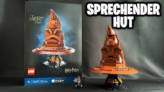 YouTube Thumbnail Viel Spaß dank Soundbrick 🧙🏻‍♂️| LEGO 76429 Der Sprechende Hut Review | LEGO Harry Potter 2024