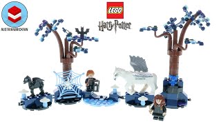 YouTube Thumbnail LEGO Harry Potter 76432 Forbidden Forest : Magical Creatures Speed Build Review