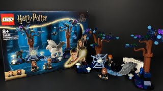 YouTube Thumbnail LEGO Harry Potter 76432 Forbidden Forest Magical Creatures REVIEW!