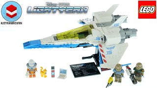 YouTube Thumbnail LEGO Lightyear 76832 XL-15 Spaceship Speed Build