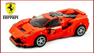 YouTube Thumbnail LEGO Speed Champions 76895 Ferrari F8 Tributo Speed Build for Collectors - Brick Builder