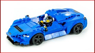 YouTube Thumbnail LEGO Speed Champions 76902 McLaren Elva Speed Build for Collectors - Brick Builder