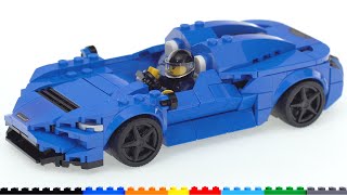 YouTube Thumbnail LEGO Speed Champions McLaren Elva 76902 review! They done did good