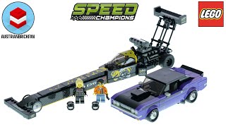 YouTube Thumbnail LEGO Speed Champions 76904 Mopar Dodge /SRT Dragster &amp; 1970 Challenger T/A - LEGO Speed Build Review