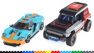 YouTube Thumbnail LEGO Speed Champions Ford GT &amp; Bronco R 76905 review! Two of the best yet in a single set