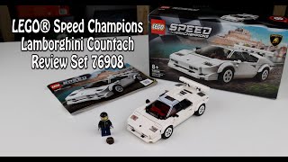 YouTube Thumbnail Review LEGO Lamborghini Countach (Speed Champions Set 76908)