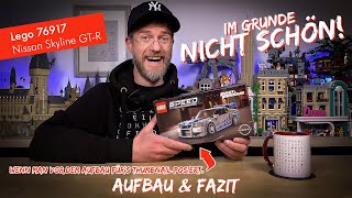 YouTube Thumbnail Unfertig und HÄSSLICH?! 😱🤯 Lego Speed Champions 76917 2 Fast 2 Furious - Nissan Skyline GT-R