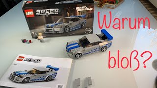YouTube Thumbnail LEGO spart 6 Fliesen ein, erhöht aber den Preis! Nicht mit mir? Speed Champion 76917 Nissan GTR