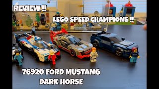 YouTube Thumbnail Der neue Ford Mustang Dark Horse: LEGO Speed Champions 76920 im Review!