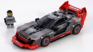 YouTube Thumbnail LEGO Speed Champions Audi S1 e-tron Quattro 76921 review! Theme goes from strength to strength