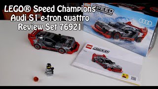 YouTube Thumbnail Review LEGO Audi S1 e-tron quattro Rennwagen (Speed Champions Set 76921)