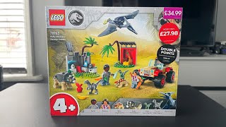 YouTube Thumbnail Lego 76963 Jurassic World Baby Dinosaur Rescue Centre Review (Baby Dino Battle Pack)