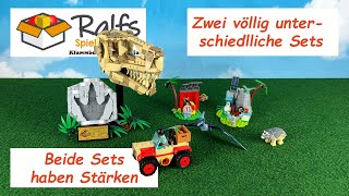 YouTube Thumbnail LEGO® Jurassic World - Rettungszentrum  (76963) + World Dinosaurier Fossilien (76964) - Review