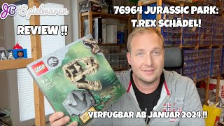 YouTube Thumbnail REVIEW einer Januar 2024 Neuheit! LEGO 76964 T.rex Schädel!