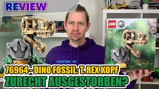 YouTube Thumbnail Kopflos? 🦖 LEGO 76964 Dinosaurier-Fossilien: T. Rex Kopf Review