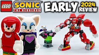 YouTube Thumbnail Knuckles&#39; Guardian Mech Review! 2024 LEGO Sonic the Hedgehog Set 76996