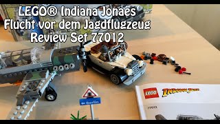 YouTube Thumbnail Kurz-Review LEGO Flucht vor dem Jagdflugzeug (Indiana Jones Set 77012)