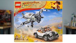 YouTube Thumbnail LEGO Indiana Jones 77012 FIGHTER PLANE CHASE Review! (2023)