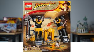 YouTube Thumbnail LEGO Indiana Jones 77013 ESCAPE FROM THE LOST TOMB Review! (2023)