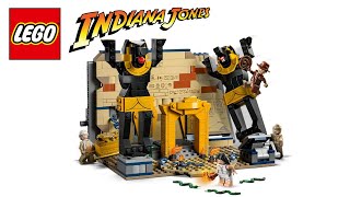 YouTube Thumbnail LEGO Indiana Jones™ - Flucht aus dem Grabmal (77013) - Speed build