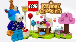 YouTube Thumbnail LEGO Animal Crossing Julian&#39;s Birthday Party REVIEW! 2024 set 77046!