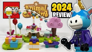 YouTube Thumbnail LEGO Animal Crossing Julian&#39;s Birthday Party (77046) - 2024 Set Review