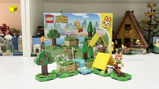 YouTube Thumbnail LEGO 77047 BUNNIES  OUTDOOR ACTIVITIES 2024 SPEED BUILD - BRICK BRICKS