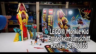 YouTube Thumbnail Review LEGO Entdeckerraumschiff (Monkie Kid Set 80035)