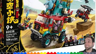 YouTube Thumbnail LEGO Monkie Kid Team Van &amp; Heavenly Realms reveals &amp; thoughts!