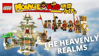 YouTube Thumbnail The Heavenly Realms: LEGO Monkie Kid 2022 REVIEW