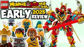 YouTube Thumbnail 2023 Monkey King Ultra Mech EARLY Review! LEGO Monkie Kid Set 80045