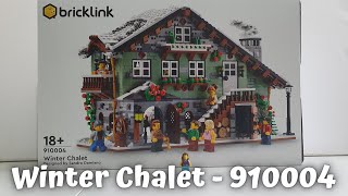 YouTube Thumbnail Winter Chalet - 910004 - Bricklink Designer Program Set - A Review