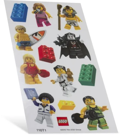 LEGO® Set 853216 - Minifigure Sticker Set