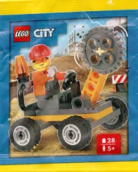 LEGO® Set 952502 - Construction Worker with Rotary Cutter