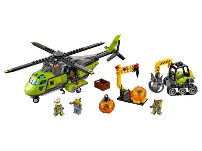 LEGO® Set 60123 - Volcano Supply Helicopter