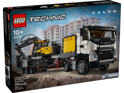 LEGO® Set 42175 - Volvo FMX LKW mit EC230 Electric Raupenbagger