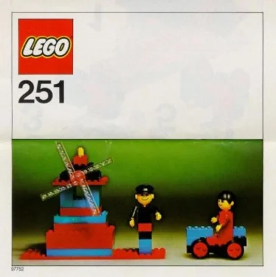 LEGO® Set 251 - Windmill with Miller and his Wife