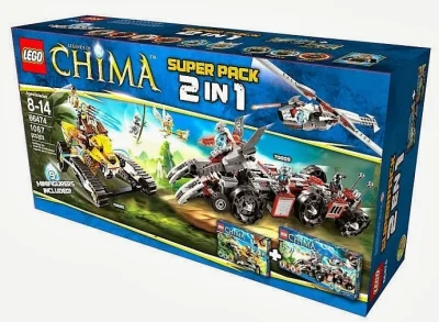 LEGO® Set 66474 - Legends of Chima Super Pack 2 in 1